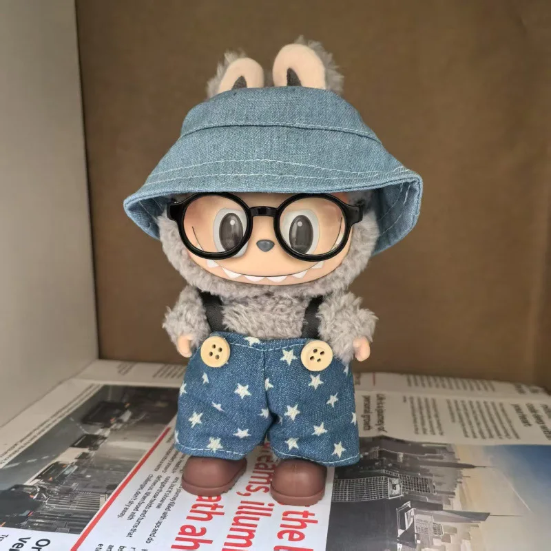 

17cm Labubu Clothes LABUBU Sitting Party Doll Clothes Labubu Macaron Generation 2 Sitting Position Doll Clothes Replacement
