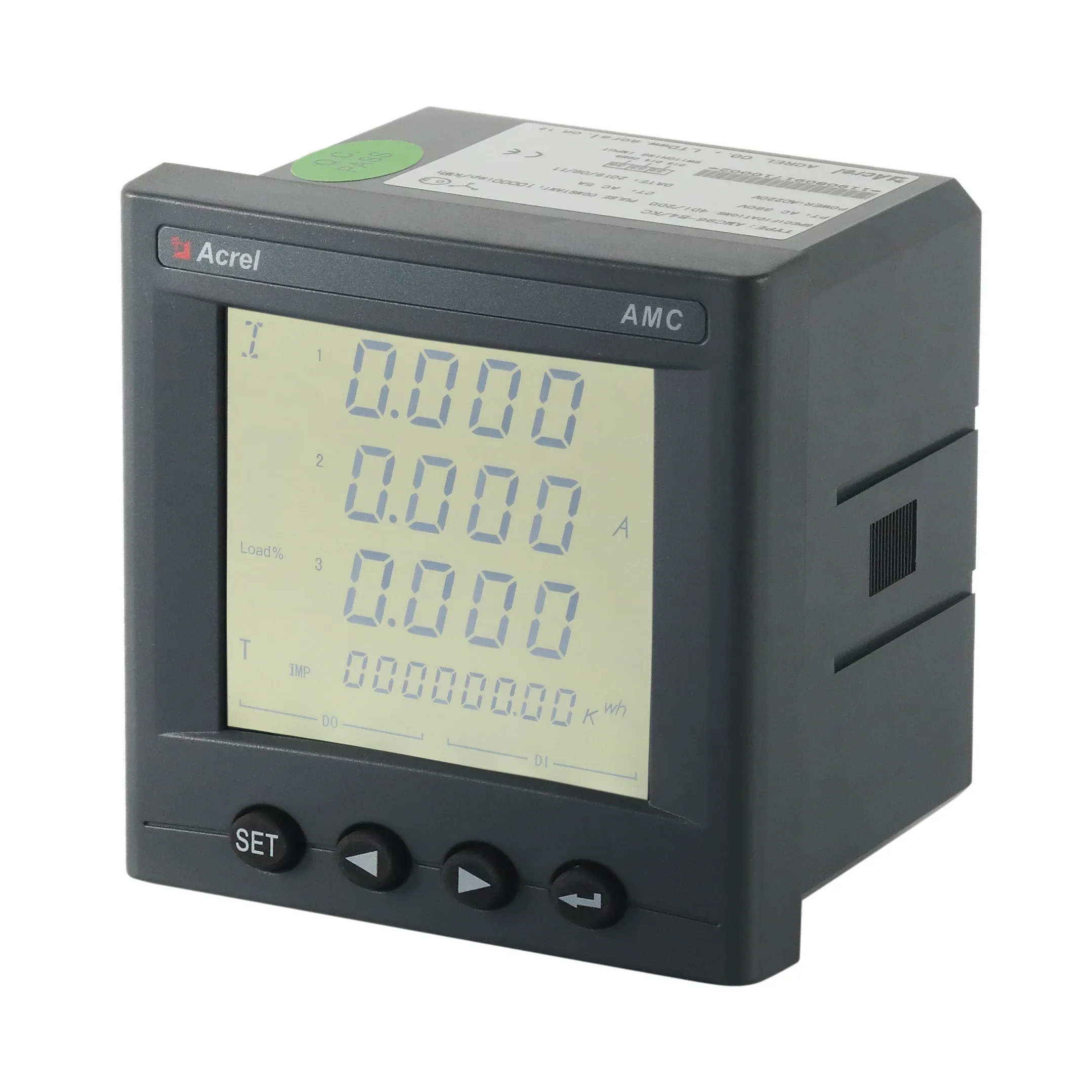 AMC96L-E4/KC Multifunction Meter LCD Display RS485 Modbus-rtu Three Phase Digital Only