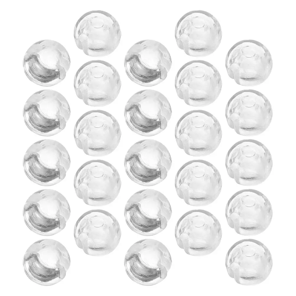

40 Pcs Bead Buckle Holder Transparent Vertical Blinds Chain Stops Clips Curtains Beaded Stopper Blind Replacement Parts Curtain
