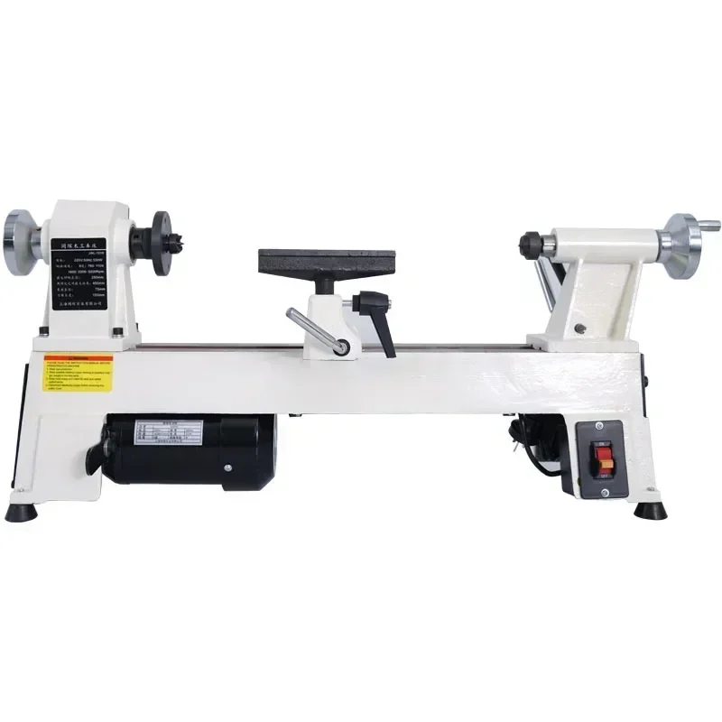 550W Holzbearbeitungsdrehmaschine Micro Kleine Werkzeugmaschine Drehmaschine Holz Spinnmaschine Drehmaschine Einfache Perlenmaschine