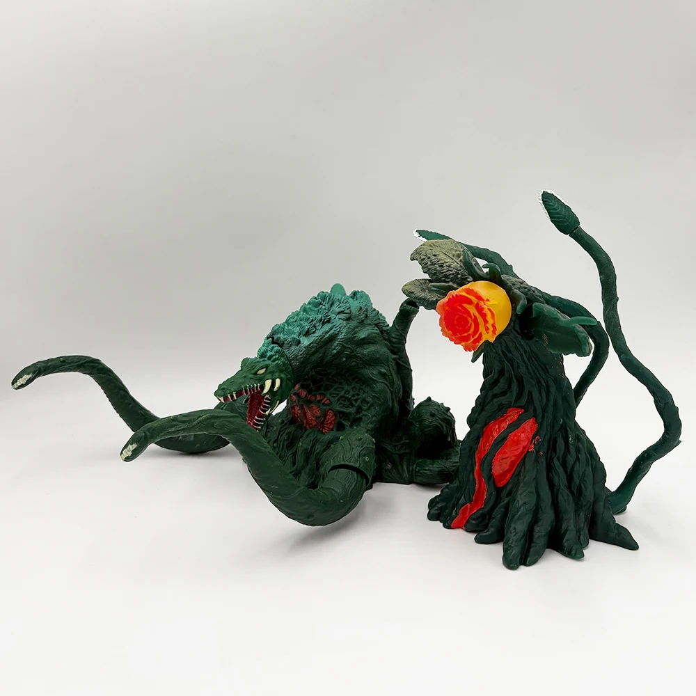 Godzilla Biollante أنيمي تمثال وحوش المفاصل المنقولة الديناصورات البلاستيكية عمل الشكل جمع لعبة مجسمة الأولاد هدية