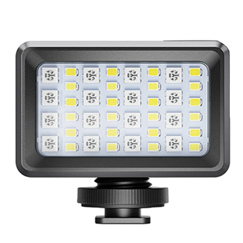 

Waterproof Fill Light Mini LED Diving Light 2500-9000K±200K Underwater 40M Built-in Battery for Underwater Photograph-A32R