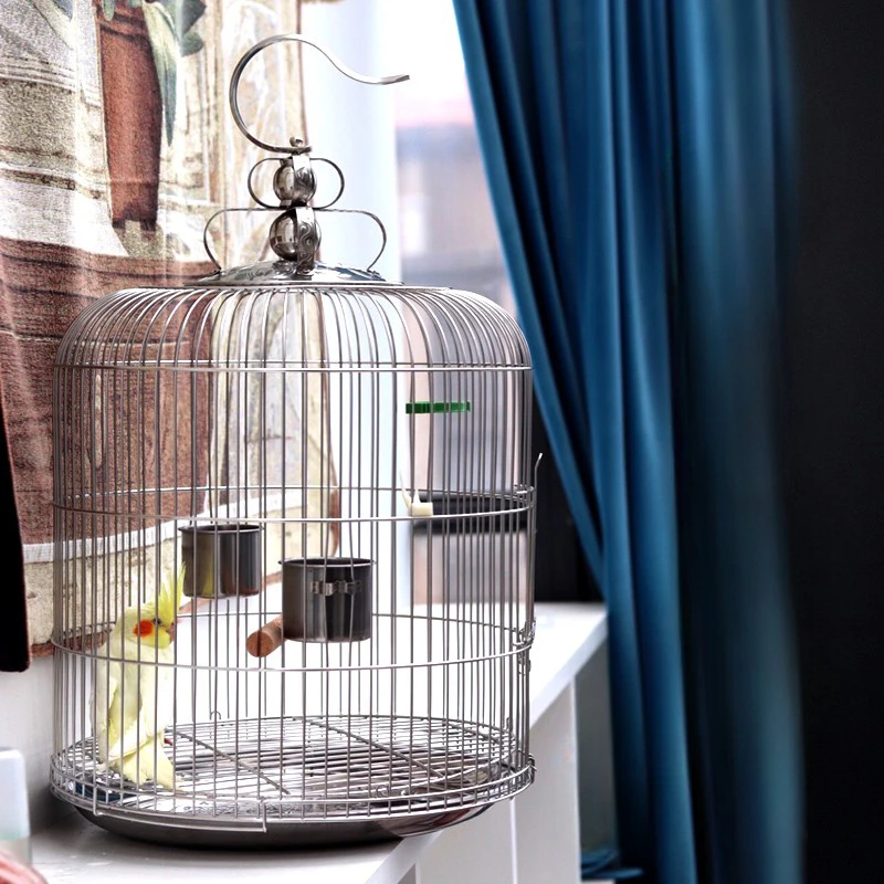 

Decoration Parrot Bird Cages House Products Outdoor Backpack Bird Cages Habitat Feeder Canarios Accesorios Bird Supplies RR50BN