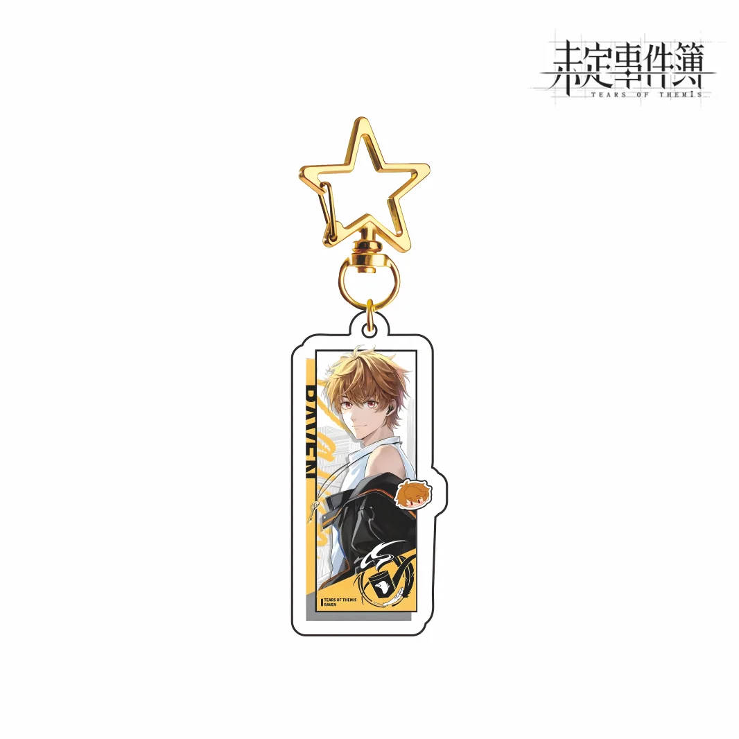 New Game Tears of Themis Artem Luke Vyn Marius Acrylic Keychain Star Keyring Bag Pendant Charm Decor Gift for Fans