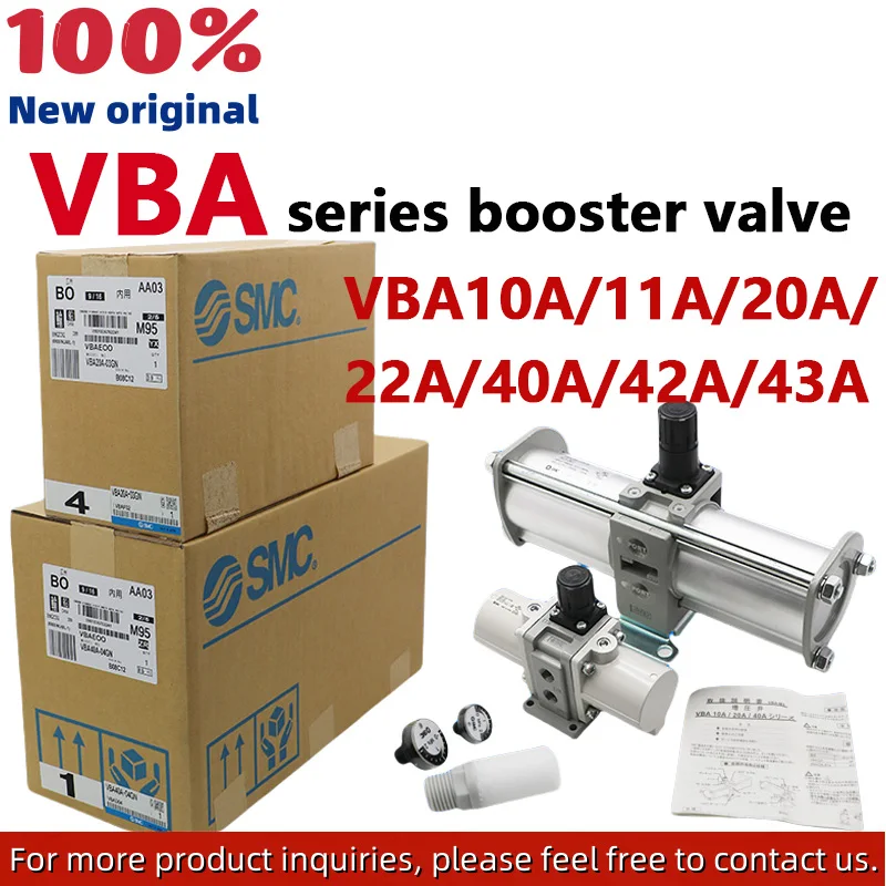 SMC booster valve VBA20A, VBA20A-03 VBA20A-03GN VBA20A-F03 VBA20A-F03GN new original gas booster pump