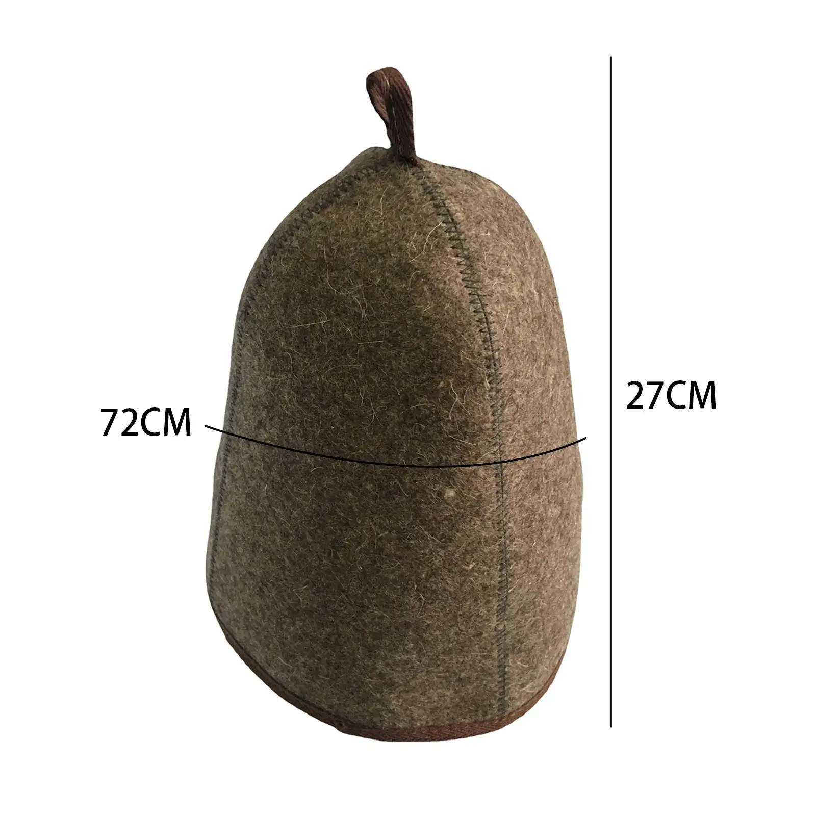 Anti Heat Wool Felt Sauna Hat for Russian Bath House Spa Lightweight Head Cover