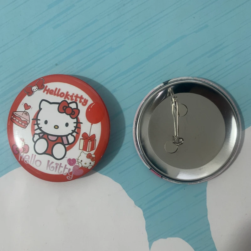 5 stuks Kawaii Sanrio broche, Anime Hello Kitty, Yugui hond, Kuromi, melodie, badge, tas accessoires, mode meisje cadeau
