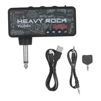 VITOOS enchufe de guitarra eléctrica Mini amplificador de auriculares Heavy Rock compacto portátil