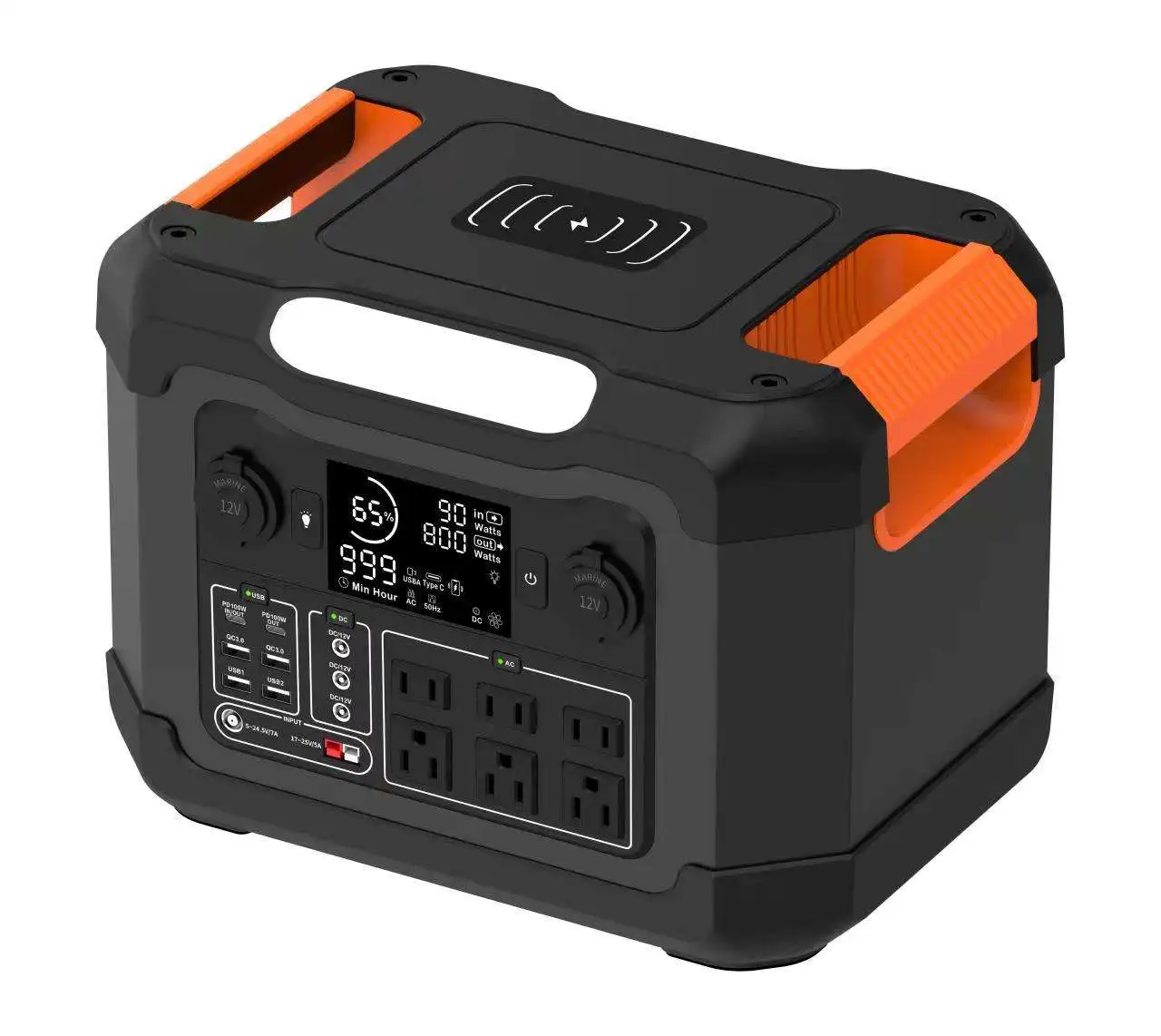 Multifunctional Generator 1200W 1500w 2000w Solar Portable Camping Emergency Power Station