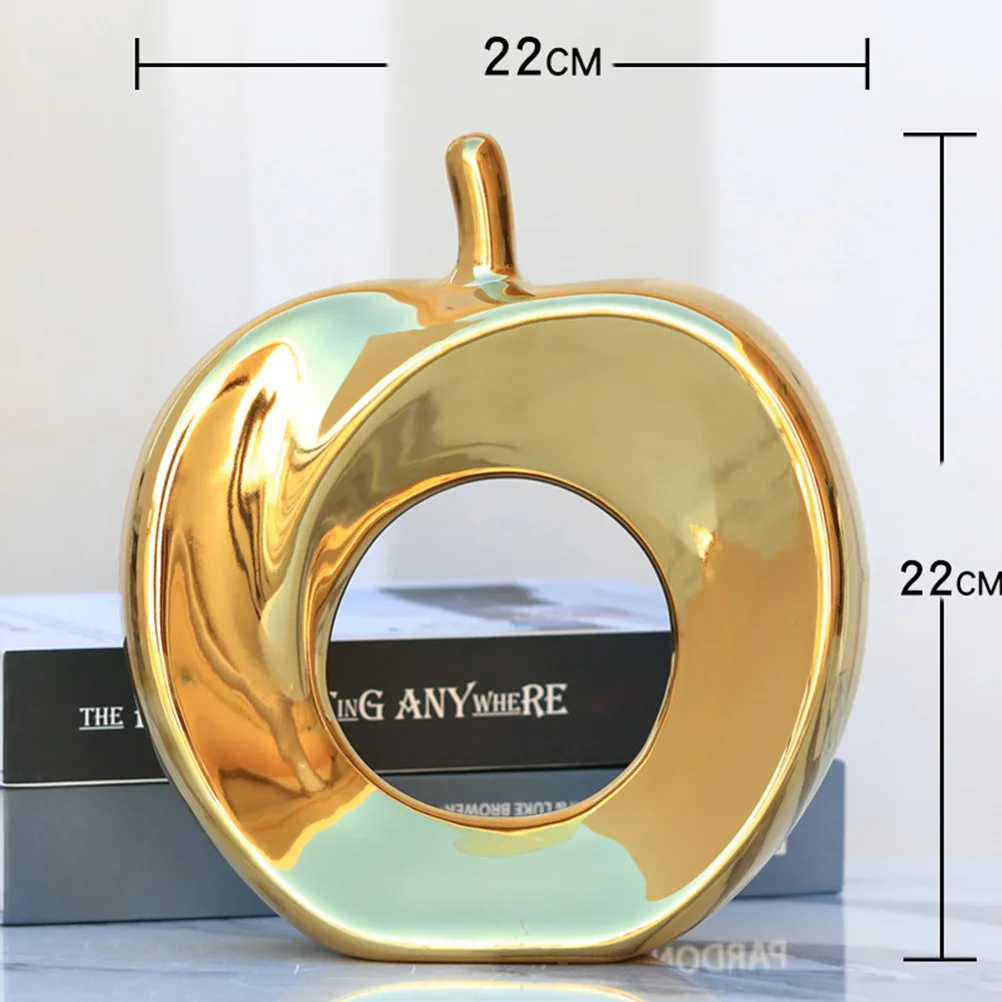 

Apple Desktop Decoration Ceramic Handmade Material Exquisite Size Table Ornament Home Decor Gift Ornament Desktop Decoration
