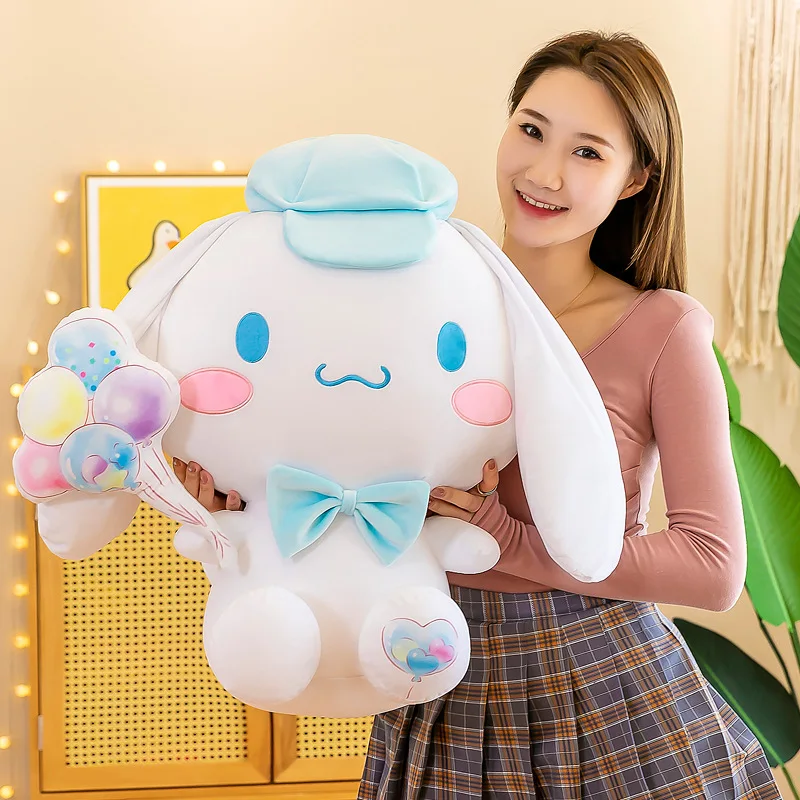 Sanrio плюшевые игрушки Kawaii воздушный шар Cinnamoroll плюшевая подушка животное друг подарок детские подарки на день рождения для детей