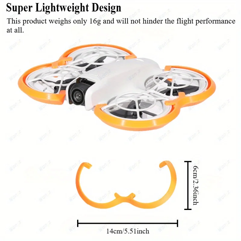 Quality DJI NEO additional clip-on protection, which can be installed on the original DJI propeller shroud or used separately