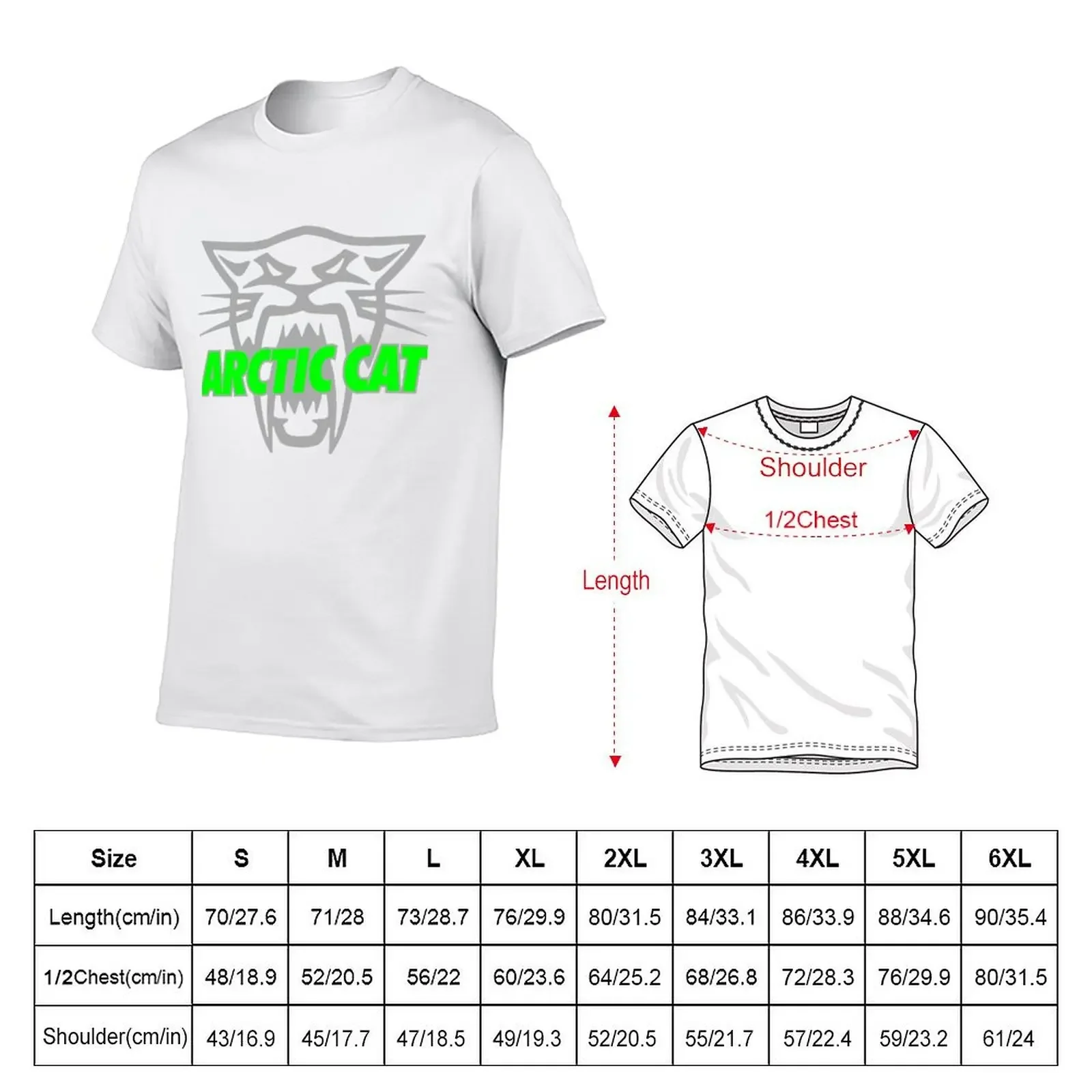 ARCTIC CAT MOTORCYCLE LOGO T-Shirt anime t shirts cotton graphic tees cotton t shirt men