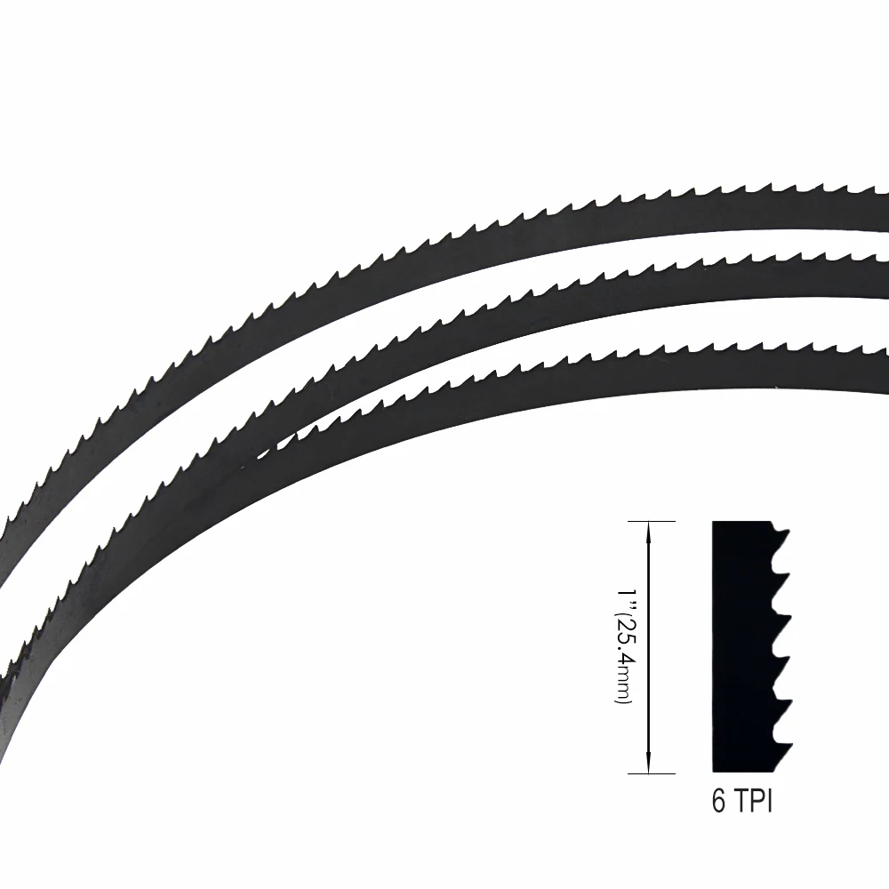 1 pieza 93-1/2 "2375mm hoja de sierra de cinta 2375x10x0,5mm 6TPI corte de madera 14" accesorios de sierra de cinta para JET Delta