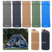 Outdoor Camping Foot Mattress 10cm Self-Inflating Travel Mat with Sleeping Air Waterproof Inflatable Pillow Pump for Hiking Pad