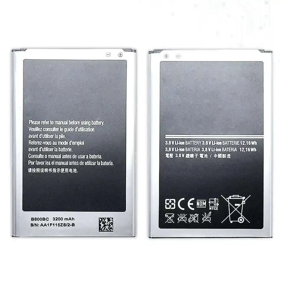 

Аккумулятор для мобильного телефона 3200 мАч для Samsung Galaxy Note 3 Iii Note3 N9000 N9005 N900 N900A N900M B800BE B800BC Прочный