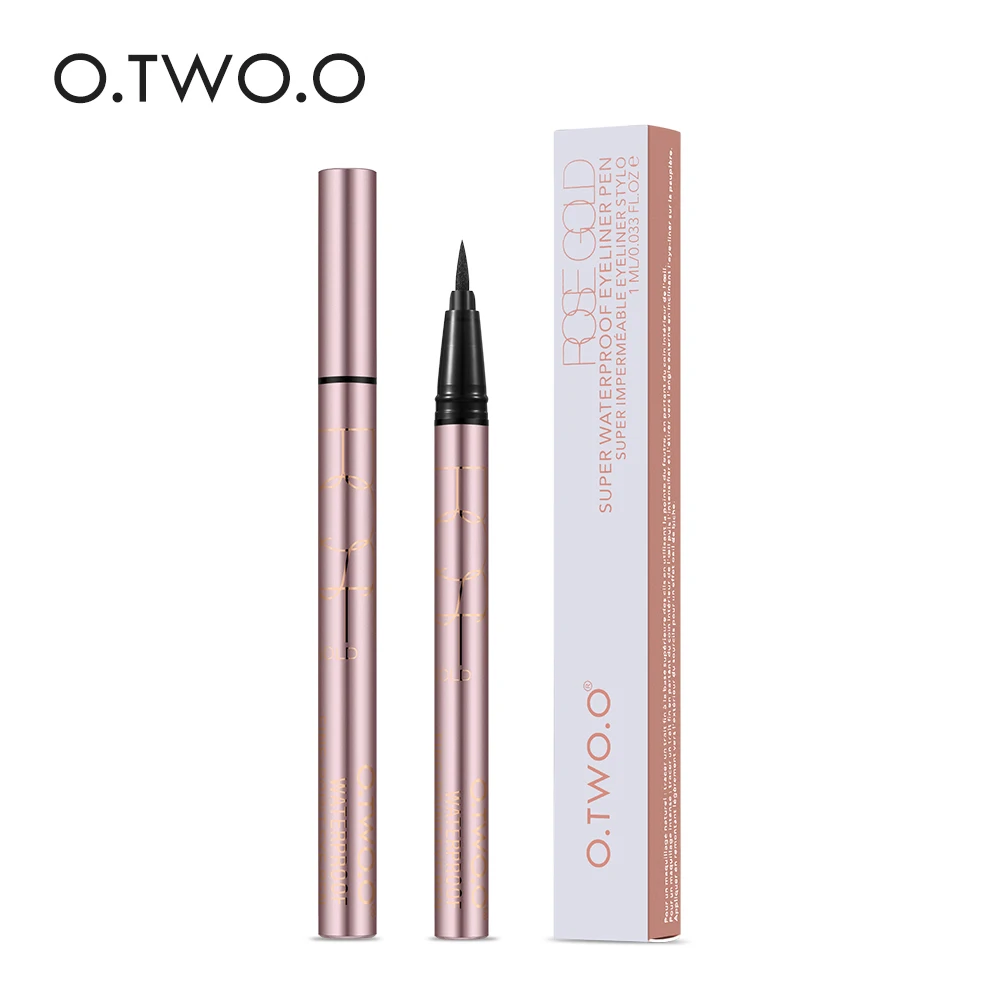 Wholesale O.TWO.O Beauty Cat Style Liquid Eye Liner Pen Black Long-lasting Waterproof Eye Liner Pencil Makeup Cosmetic Tool