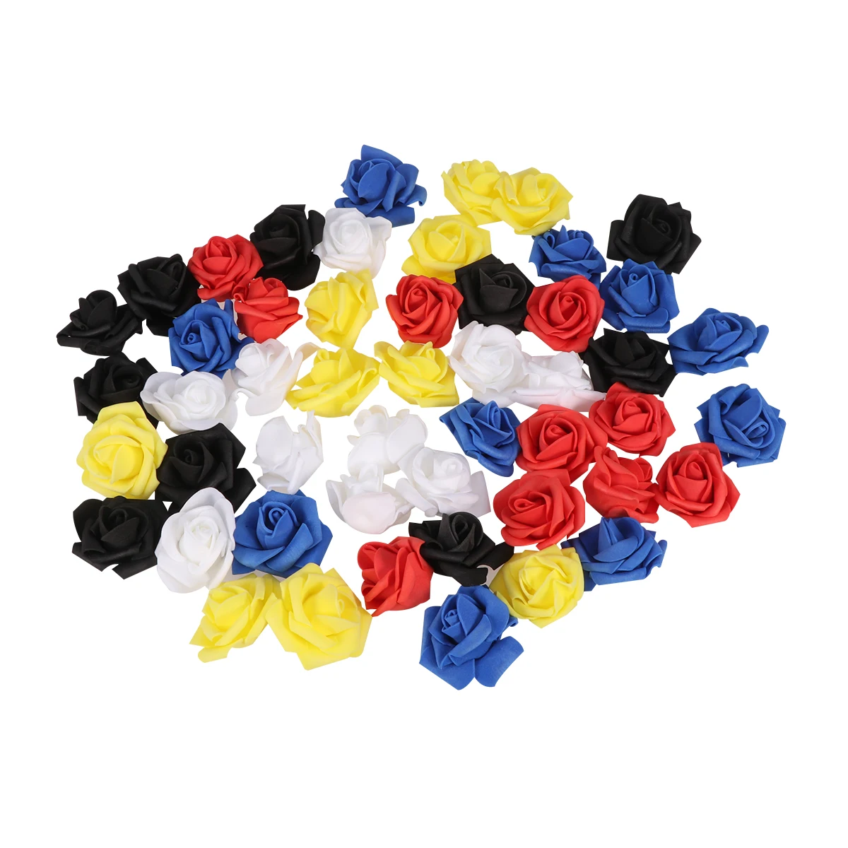 

50 Pcs Artificial Foam Roses Elegant Lightweight Decorative Flowers for Wedding Valentine Home PartyArtificialFlower