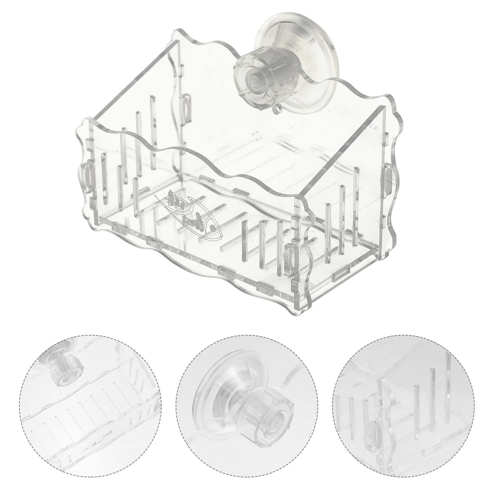 

Aquarium Planter Cup Acrylic Fish Tank Plant Holder Sucker Transparent Container Decorative Water Plants Pot Planter Landscape