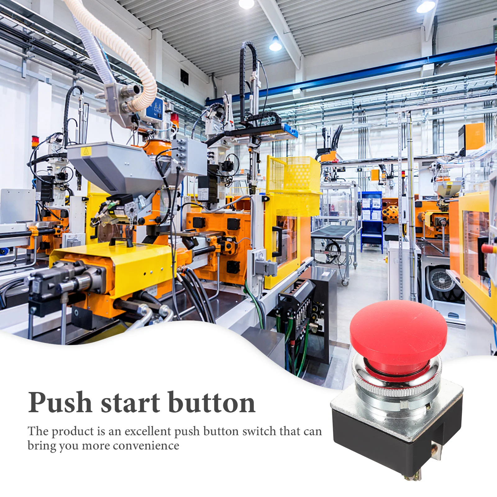 Push Button 30mm Auto Reset Momentary Push Button Control Button