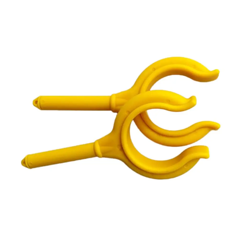 Durable Yellow Nylon Row Boat Oar Lock Side Mount Horn Rowlock Fishing Gear for Marine Kayak Dinghy Raft Yacht