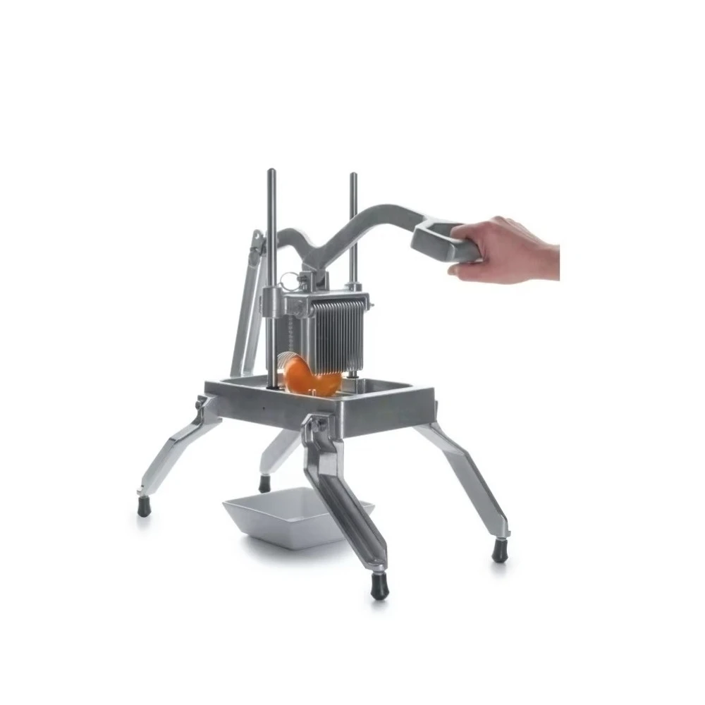 Commercial Gear-Driven Manual Slicer Cutter with Easy Operation for Vegetables Fruits Restaurant Use & Fruit Processing Plants