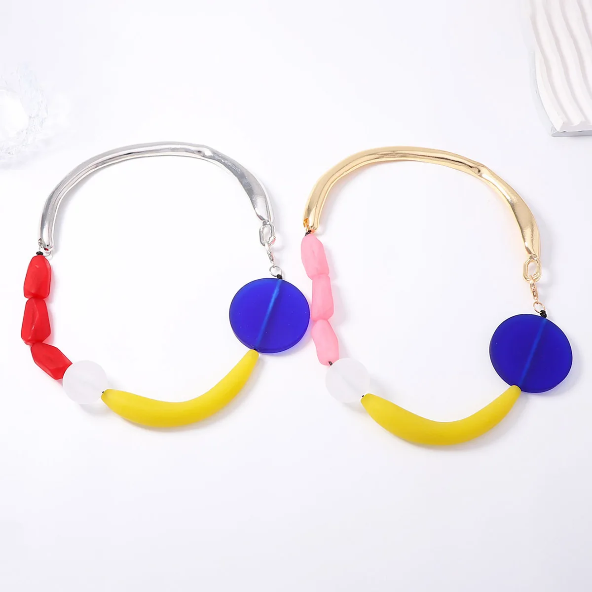 2026 New Fashion Party Geometric Splicing Choker Necklace for Women