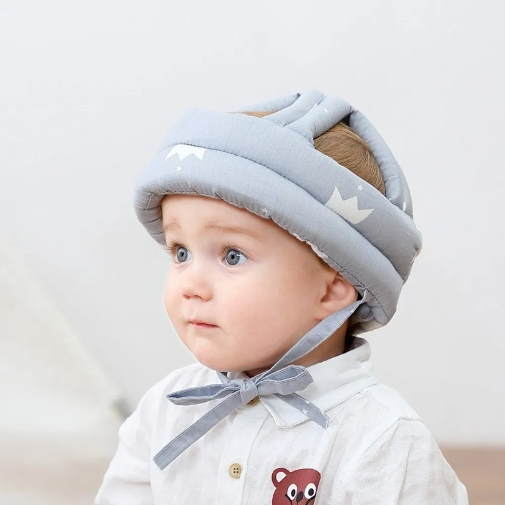Anti-collision Baby Safety Helmet Comfortable Adjustable Toddler Protective Hat Soft Anti-fall Pad Head Protection Crash Cap