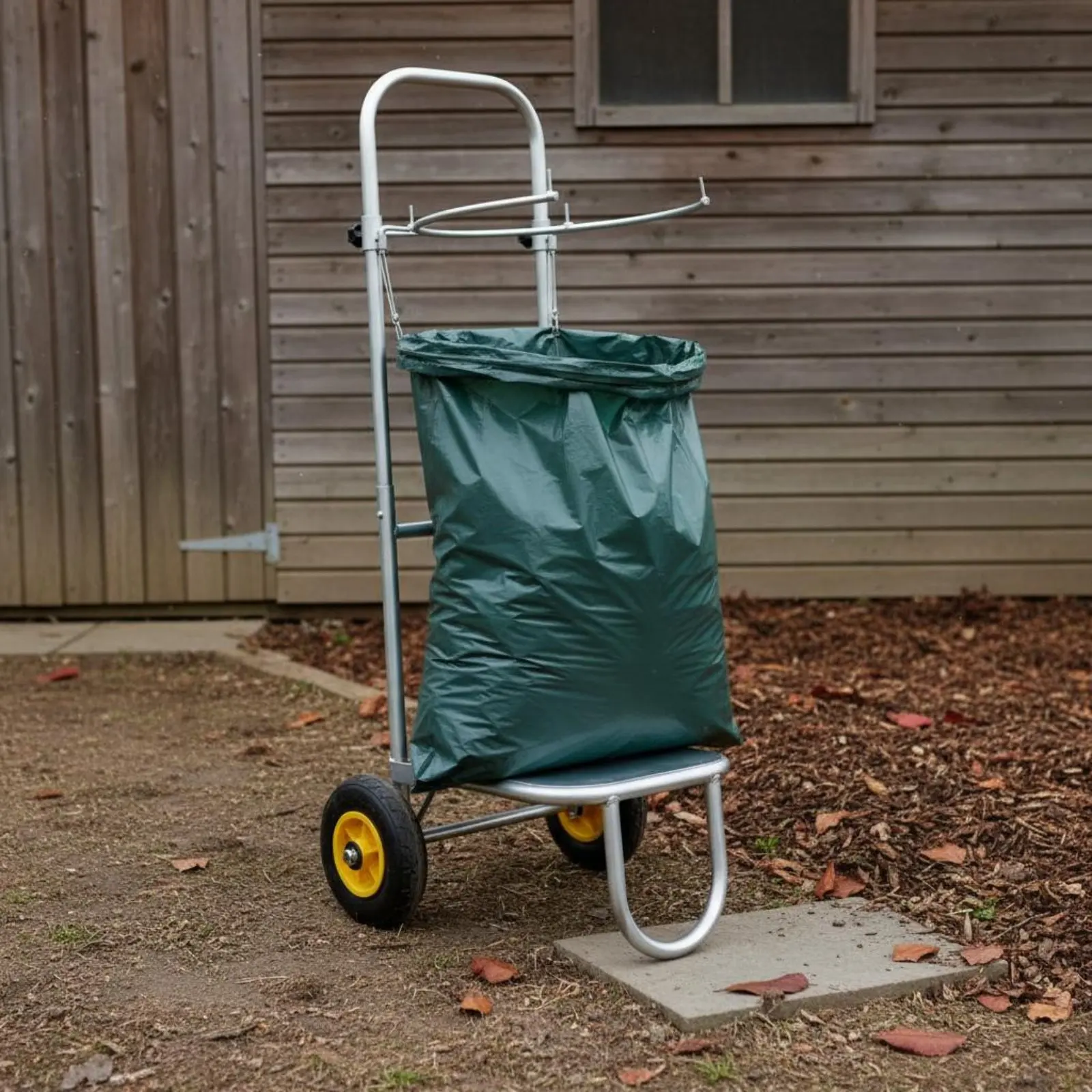 

Crop Bag Holder Harvest Carrier Movable Wheels Produce Collection Trolley Portable Harvesting Harvest Carrier Heavy Duty Farm