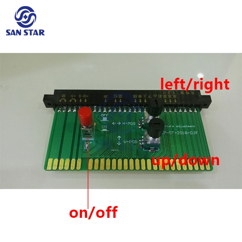 Adjustment Board For Arcade Jamma Interface Converter Adjustable Converting Board Connect To Any JAMMA for Adjust Image Position