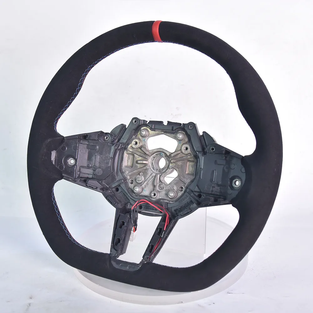 Sport Edition Full Suede Steering Wheel For BMW G20 G28 G30 G38 LCI, Enhanced Grip For Precision Control