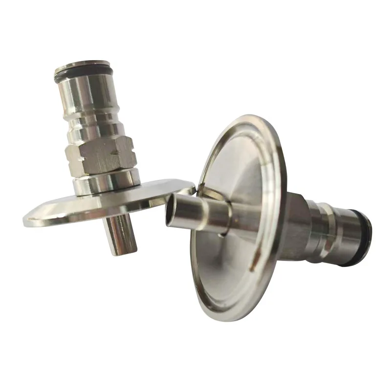 Quick loading chuck to spherical lock quick connector 38 chuck to BALL LOCK barrel fermentation intake and output wine