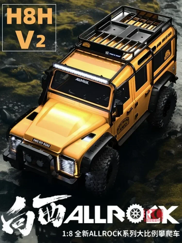 Nowy MJX 1/8 FOC Brushless H8H Westward ALLLOCK The Defender 2.4G 4X4 RC Car Simulation Climbing Off-road Vehicle Model dla dorosłych