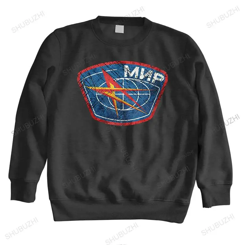 Men's CCCP MNP sweatshirts Tops long sleeves Crewneck Cotton sweatshirt Printed Soviet Union Communism hoodie Slim Fit Clothes