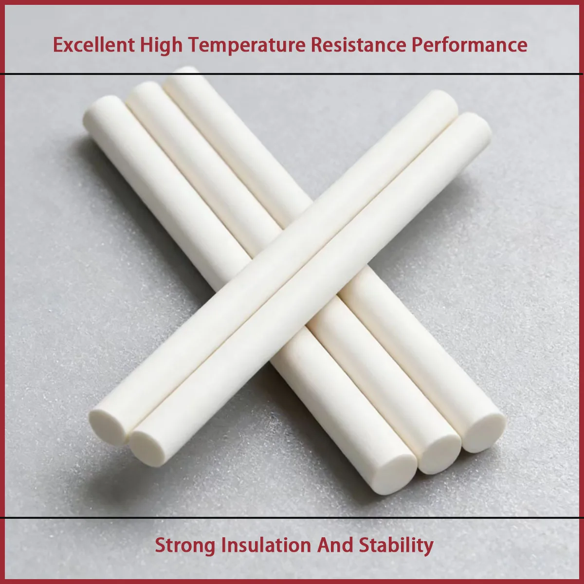 

Diameter: 2-30mm alumina ceramic rod used in mechanical manufacturing, electronic and electrical industries, etc