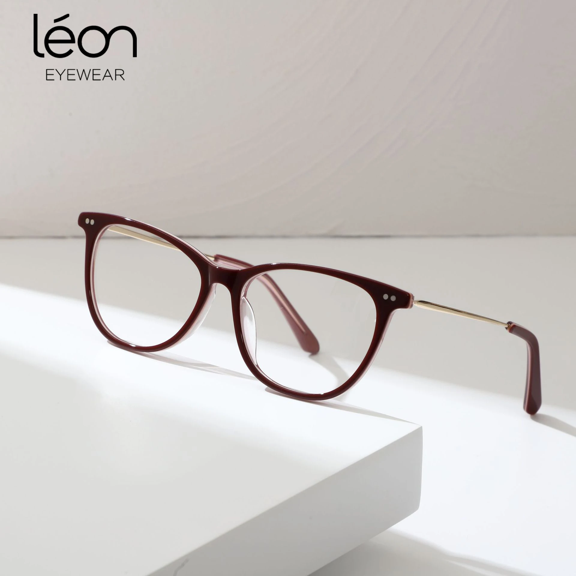 

Fashion Eyeglasses Prescription Myopia Reading Progressive Hyperopia Eyewear Office Leisure Acetate Women Men Optical Glasses