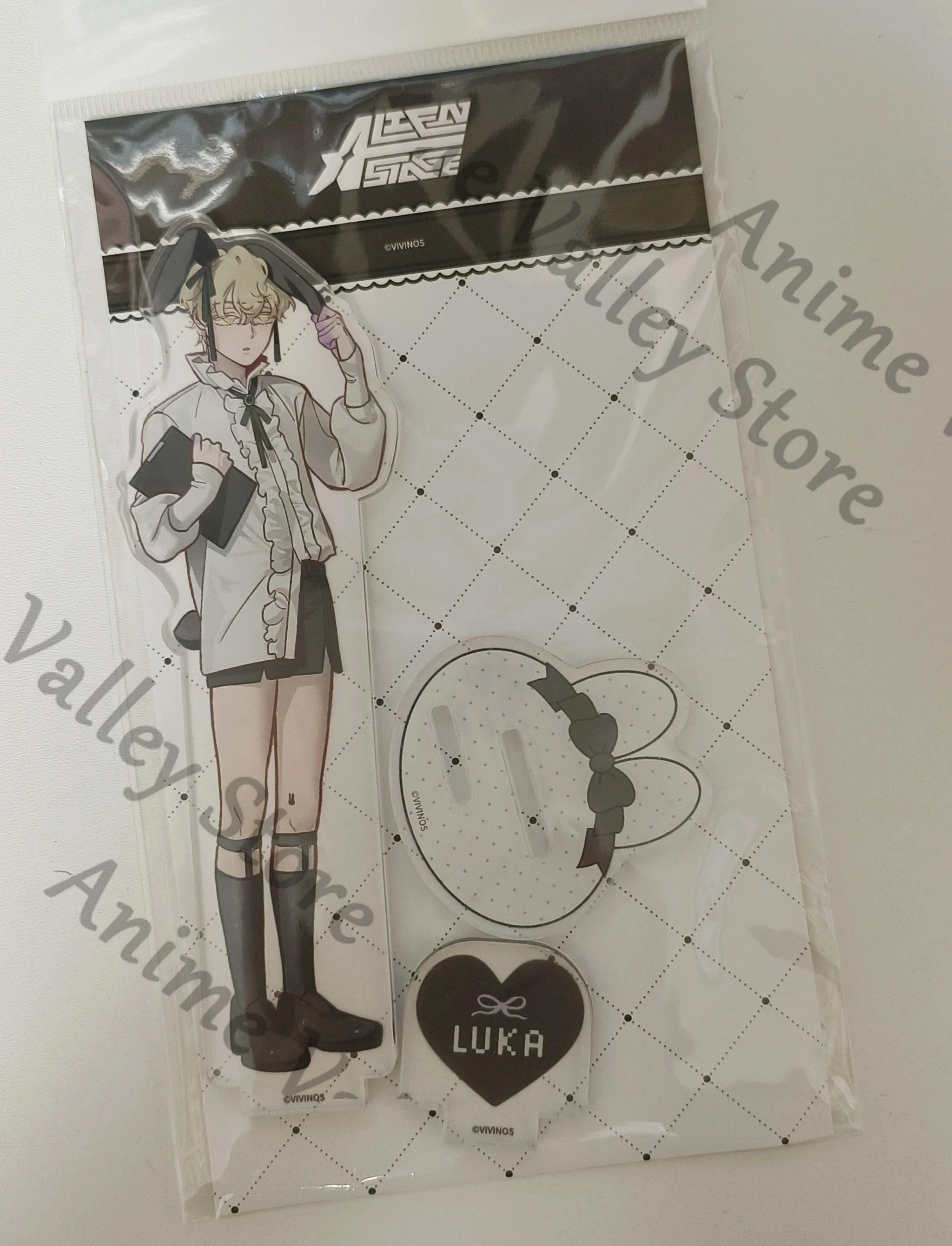 حقيقية الغريبة المرحلة القهوة إيفان لوكا Till MiZi Hyuna Sua أنيمي تأثيري الاكريليك الشكل حامل الكرتون الدائمة علامة هدية عيد الميلاد #3