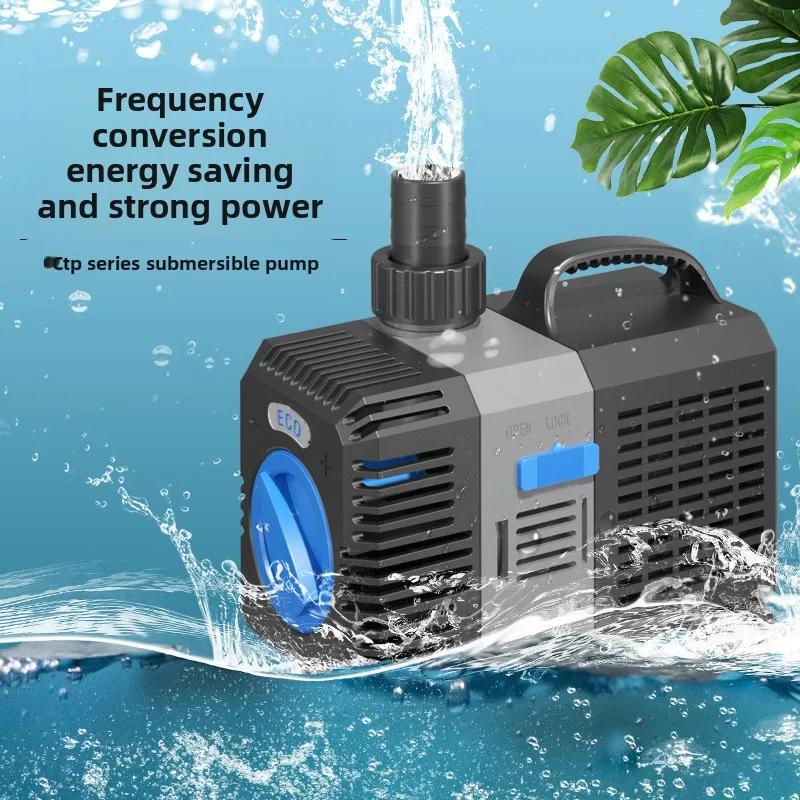 GRECH CTP Series Variable Frequency Submersible Water Pump Silent Large Flow Aquarium Fish Pond Circulation Filter Drawing Pump