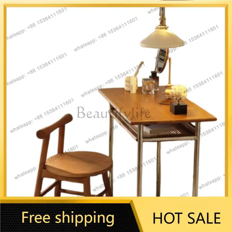 Best Sellers Aesthetic Drawer Vanity Table Girls Natural Home Cabinet Vanity Table Mirror Adult Coiffeuse De Chambre Furniture