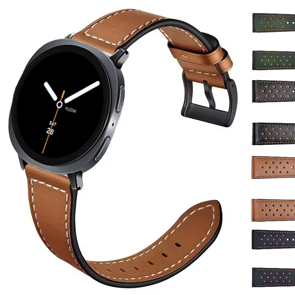 

Кожаный ремешок-петля для Samsung Galaxy Watch 8 Classic 46 мм, браслет Correa для Galaxy Watch 8, 40 мм, 44 мм, спортивный сменный ремешок для часов