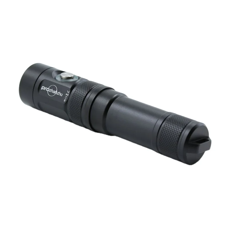 Aluminum Alloy LED Diving Lights 1200 Lumen 21700 Built-in USB-C Rechargeable Dive Flashlight 100M Depth