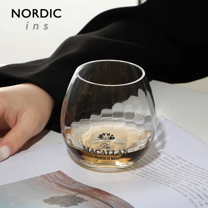 For Elegant Lady Flower Buds Macallan Single Malt Whisky Glass