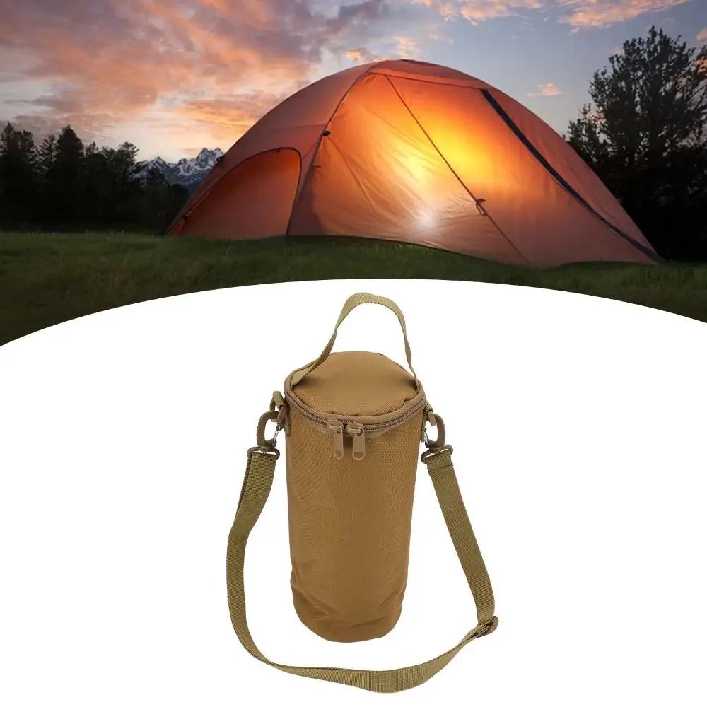 

1000D Nylon Camping Storage Bag Double Zipper Shoulder Strap Propane Tank Carrying Bag Portable Waterproof Camping Organizer