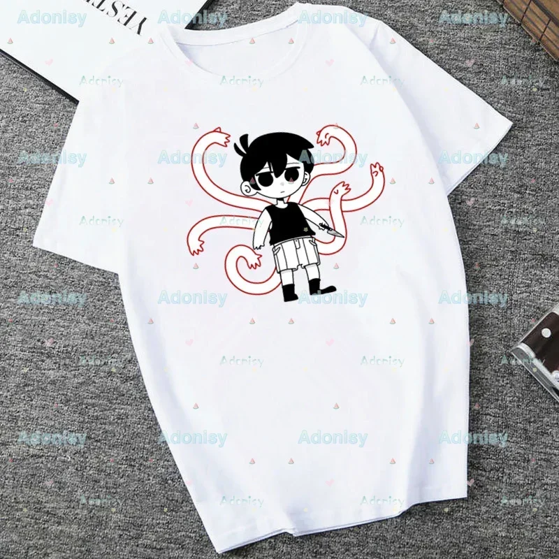 Omori Graphic Harajuku Harajuku Women's T-shirts Top Casual Fashion Tops Female T-shirt