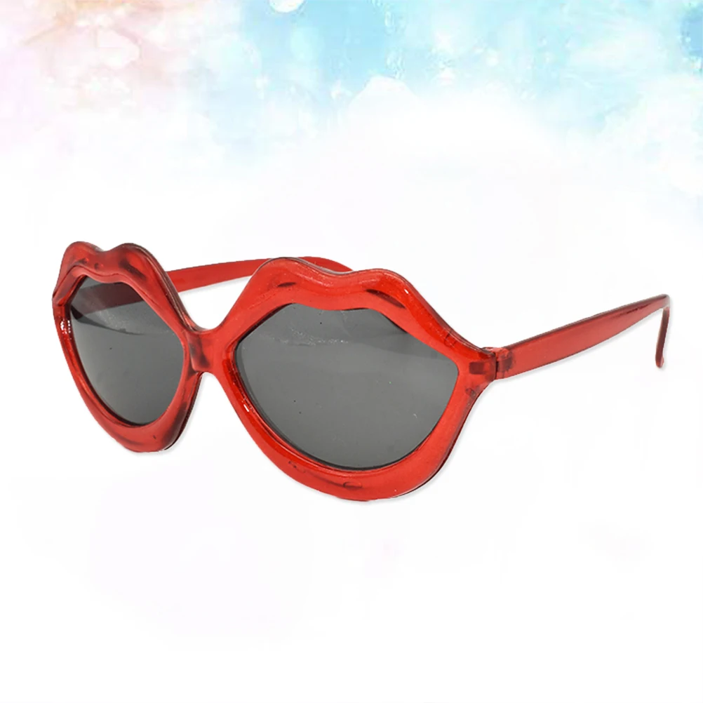 

Red Eyewear Women UV400 Sunglasses Funny Party Supplies Lightweight Comfortable Texture Trendy Accessories