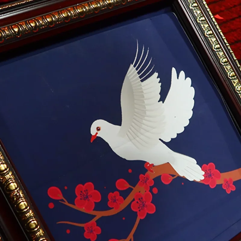 Deluxe Dove Frame Magic Tricks Dove Picture To Real Dove Appearing Color Change Double Change Effect Stage Illusions Gimmicks