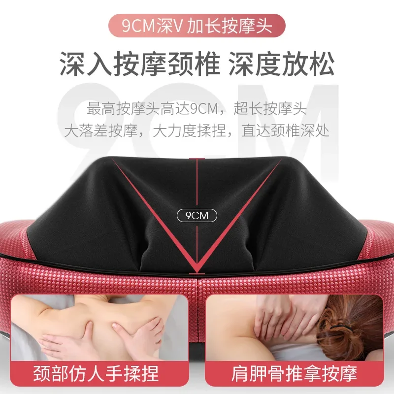 Massage Pillow Massager Shoulder Neck Waist and Back Multifunctional Massage Massage Massage Pad Massage Waist Pillow