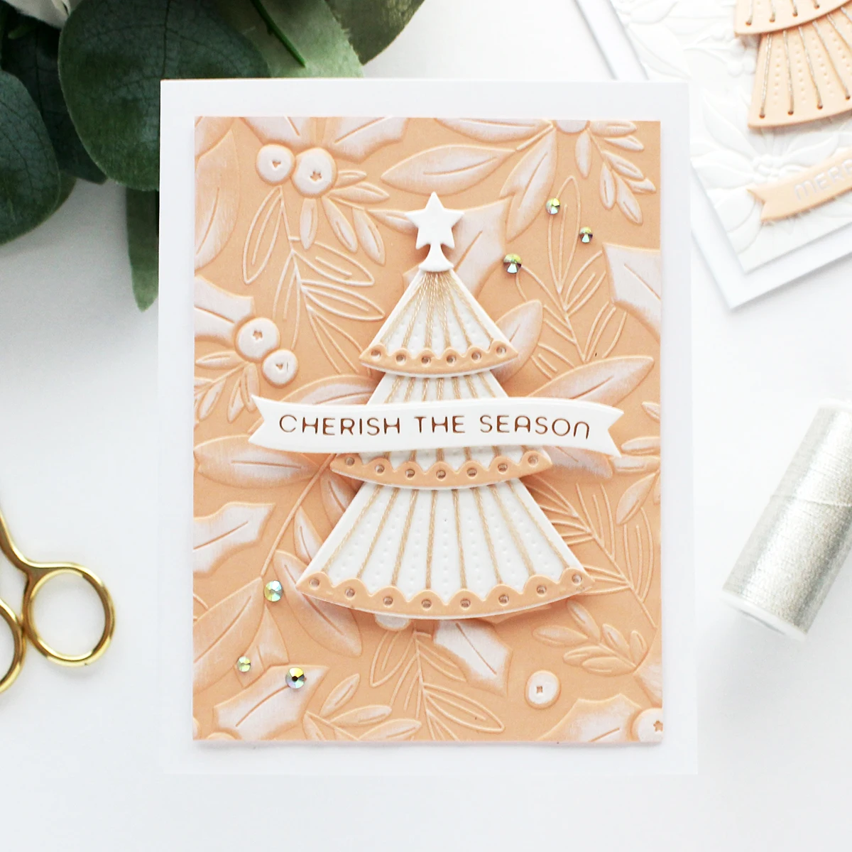 Christmas Tree Metal Cutting Dies for DIY Making Card Scrapbook Embossed Paper Album Craft Supplies Template Decoration 2025 New view 2