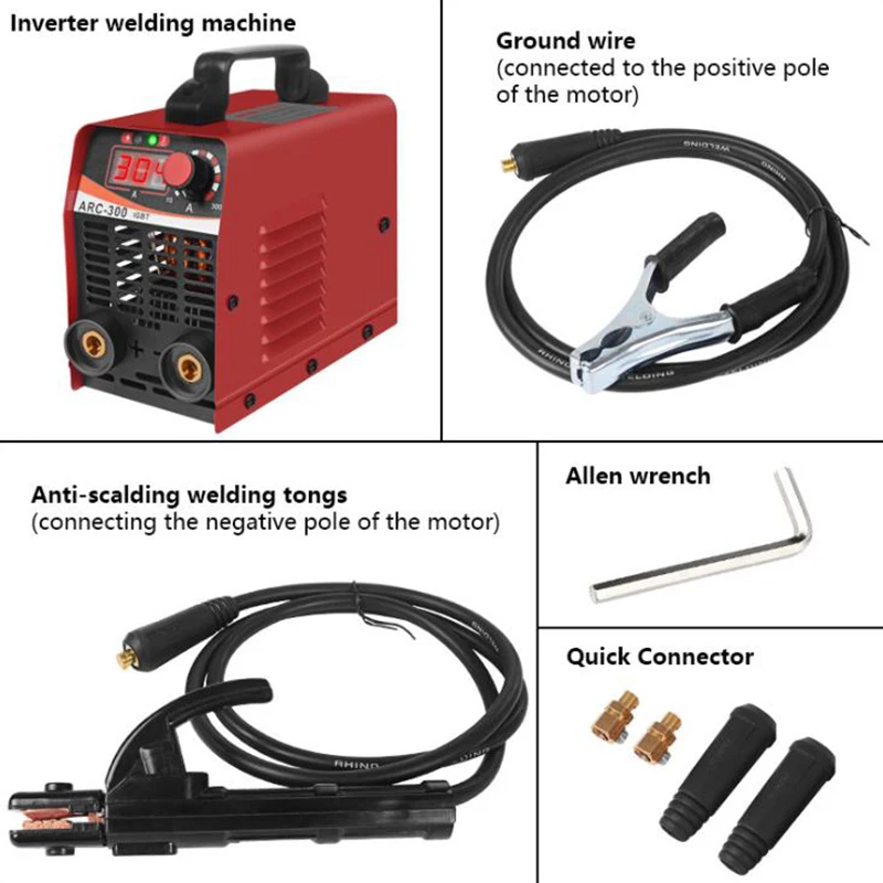 Inverter Welder Electric Welding Machine Digital Display Efficient Working Welding Equipment 110V/220V