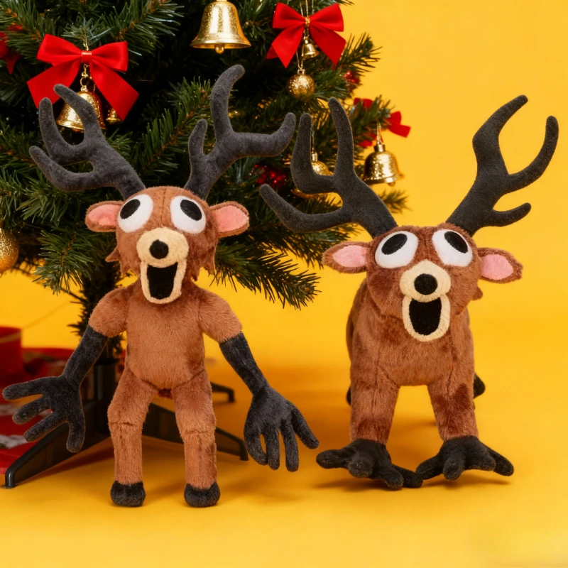 لطيف 99 ليال في الغابة الغزلان 38 سنتيمتر ألعاب من نسيج مخملي فيلم محشوة الحيوان لينة هدية للأطفال عيد ميلاد الهالوين #1